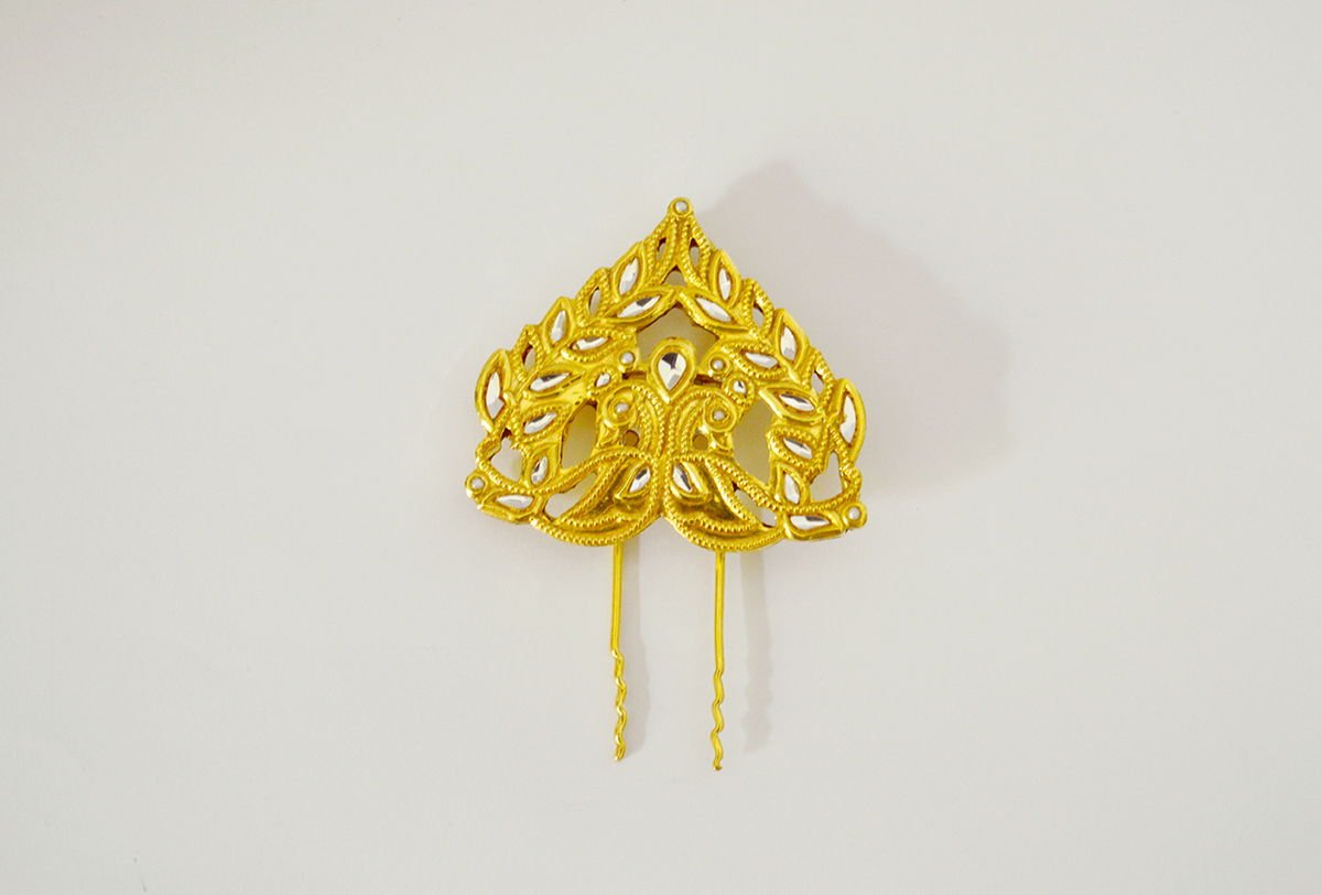 Peacock Hair Pin, from the Mumtaz collection.