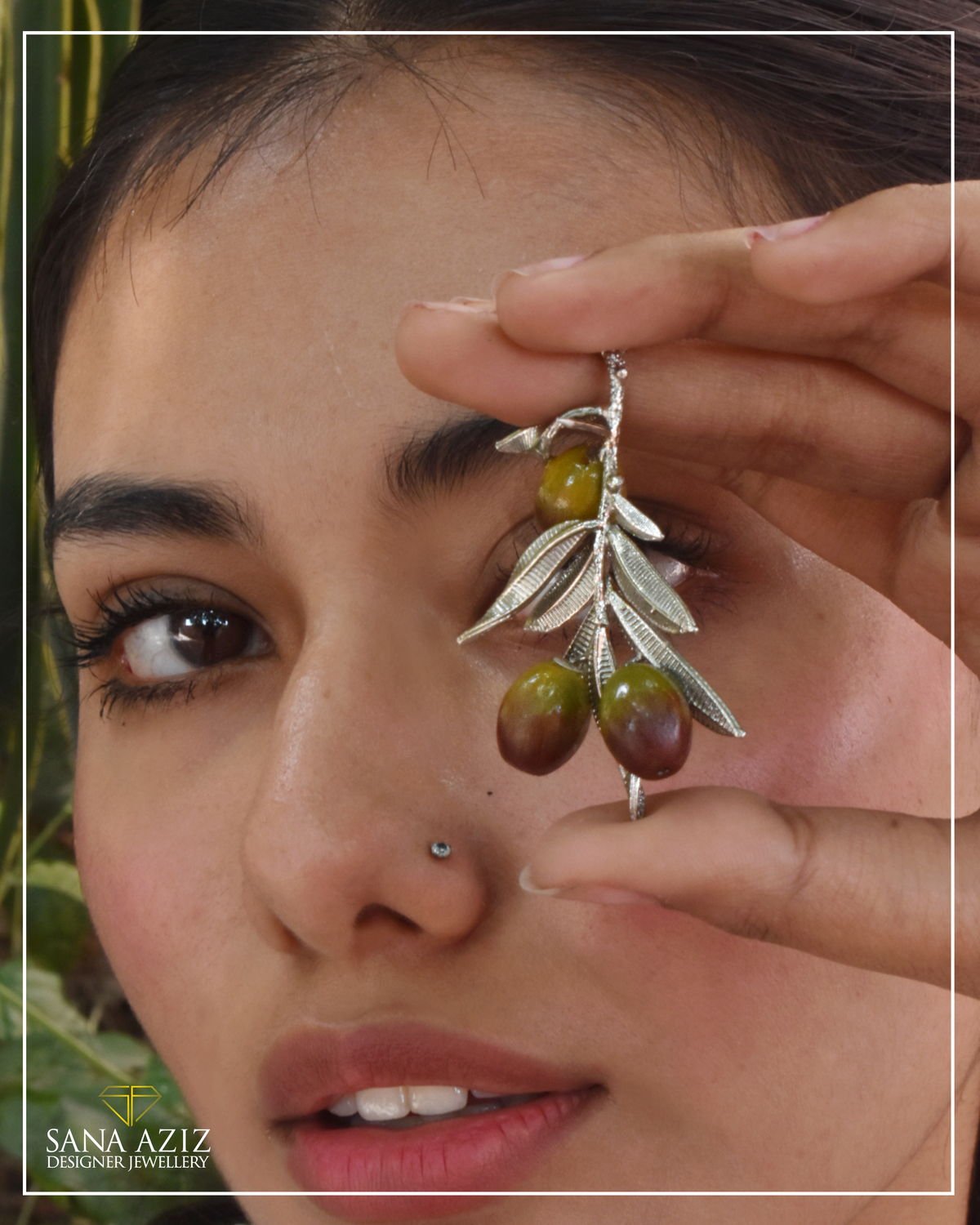 Olive Branch, Brooch, from the The Olive Branch collection.